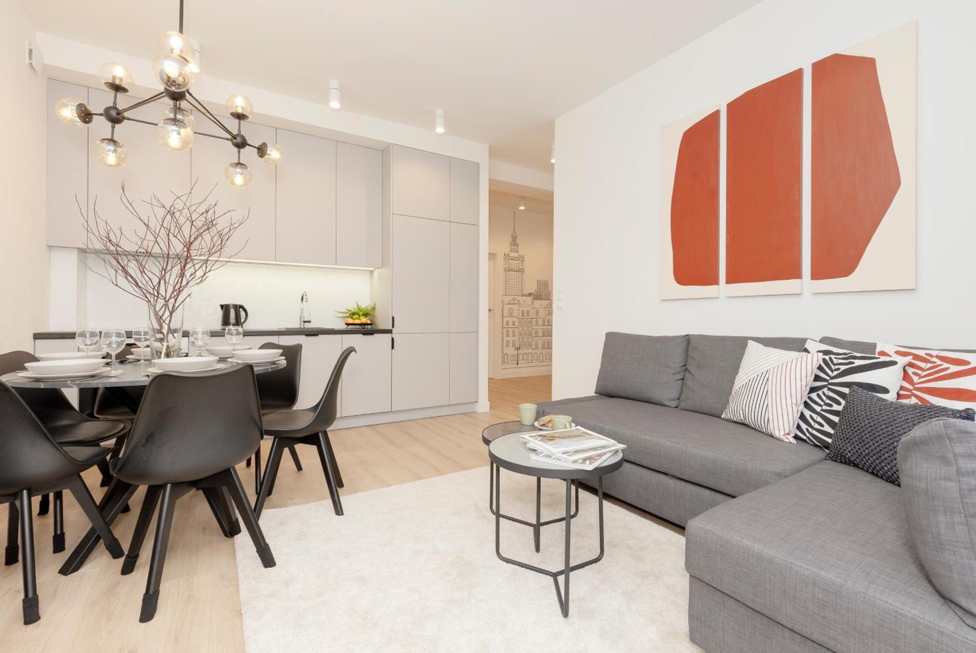 Amazing Spacious Apartments In Warsaw City Center By Noclegi Renters المظهر الخارجي الصورة