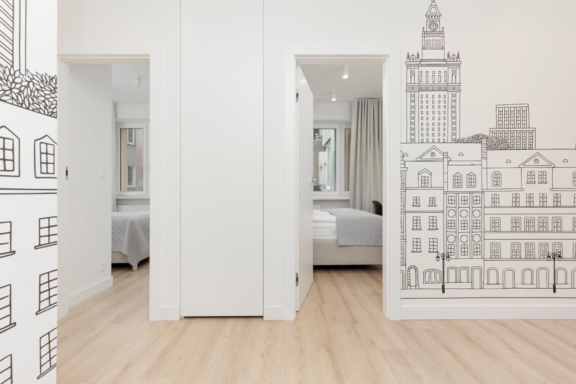 Amazing Spacious Apartments In Warsaw City Center By Noclegi Renters المظهر الخارجي الصورة